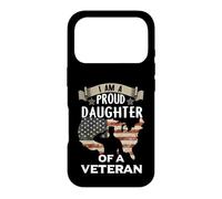 Carcasa para iPhone 17 Pro Proud Daughter Veteran Noting Scares Patriotic Veterans Day