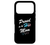 Carcasa para iPhone 17 Pro Proud To Be His Mom Transgender Pride Flag Trans Hijo