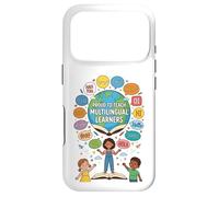 Carcasa para iPhone 17 Pro Proud To Teach Multilingual Learners ELL Education Classroom