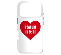 Carcasa para iPhone 17 Pro Psalm 119:11 - Thy Word Have I Hid in Mine Heart Reference
