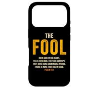 Carcasa para iPhone 17 Pro Psalm 14:1 The Fool Hath Said There is No God - Evangelism