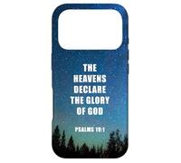 Carcasa para iPhone 17 Pro Psalms 19:1 The Heavens Declare Glory of God - Faith Verse