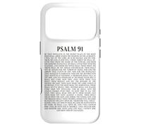 Carcasa para iPhone 17 Pro Psalms 91 Full KJV Bible Verse Protection & Safety Blessing