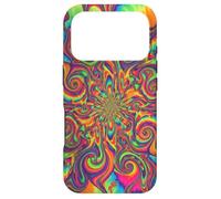 Carcasa para iPhone 17 Pro Psicodélico Tie Dye Remolino Arco Iris Trippy Hippie Boho