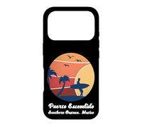 Carcasa para iPhone 17 Pro Puerto Escondido Southern Oaxaca México Surfing Vintage Sun