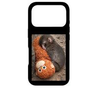 Carcasa para iPhone 17 Pro Punch Monkey Meme Cute Baby Plush Toy Sign of Mother Love