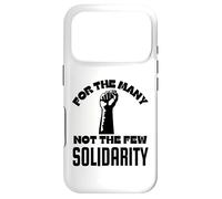 Carcasa para iPhone 17 Pro Puño levantado para Muchos, no para los Pocos, Solidaridad y Justicia