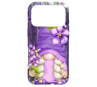 Carcasa para iPhone 17 Pro Purple Flower GNOME with Lavender Violet Lilac Shabby Chic