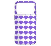 Carcasa para iPhone 17 Pro Purple White Bumpy Mountains Hills Geometric Hummock Pattern