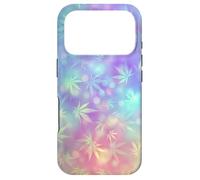 Carcasa para iPhone 17 Pro Púrpura Marihuana Hoja Fondo Gráfico