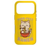 Carcasa para iPhone 17 Pro Purr-FECT Ramen Cat Comiendo Fideos Kawaii Kitty