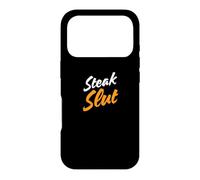 Carcasa para iPhone 17 Pro Puta De Carne Humor Divertido Comida Texto Grill Broma