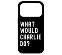 Carcasa para iPhone 17 Pro ¿Qué haría Charlie?