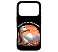 Carcasa para iPhone 17 Pro ¿Qué Pasa si no Soy lo Suficientemente Tonto? Tonto Ganso reflexionando sobre sí Mismo