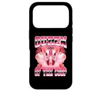 Carcasa para iPhone 17 Pro Queen of The Coop Chicken Farmer Farming al Estilo Pirata de los 90
