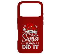 Carcasa para iPhone 17 Pro Querido Papá Noel, mi Esposo lo Hizo en Navidad, a Juego con la Familia