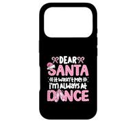 Carcasa para iPhone 17 Pro Querido Papá Noel, no FUI yo, Siempre Estoy en el Baile Ballet Navidad