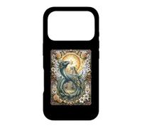 Carcasa para iPhone 17 Pro Quetzalcóatl Dios Azteca Mitología Myan Inca Christian Floral