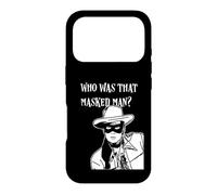 Carcasa para iPhone 17 Pro ¿Quién era Ese Hombre Enmascarado Solitario máscara Retro clásico TV