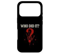 Carcasa para iPhone 17 Pro ¿Quién lo Hizo? Cena misteriosa de Asesinato Fiesta de Escena del Crimen