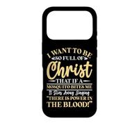 Carcasa para iPhone 17 Pro Quiero Estar Tan Lleno de Cristo Que un Mosquito me muerda