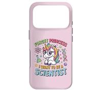 Carcasa para iPhone 17 Pro Quiero ser un científico Unicorn Girl Empoderamiento