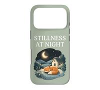 Carcasa para iPhone 17 Pro Quietud En La Noche Durmiendo Fox Acogedor Luna Calma Cottagecore