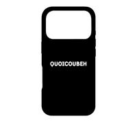 Carcasa para iPhone 17 Pro QUOICOUBEH (expresión Viral - Humor de Internet & generación