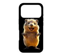 Carcasa para iPhone 17 Pro Quokka Be Quokka Happy Sonríe con Quokkas