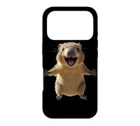 Carcasa para iPhone 17 Pro Quokka Be Quokka Happy Sonríe con Quokkas