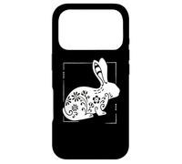 Carcasa para iPhone 17 Pro Rabbit Floral Mandala For Bunny Lovers Women Girl