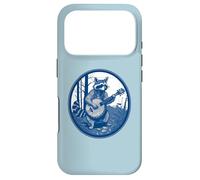 Carcasa para iPhone 17 Pro Raccoon Playing Banjo Vintage Cottagecore Funny Bluegrass