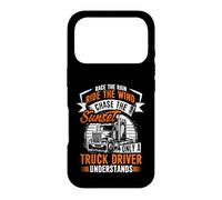 Carcasa para iPhone 17 Pro Race The Rain Ride The Wind Chase The Sunset Only A Truck
