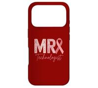 Carcasa para iPhone 17 Pro Radiolo de concientización sobre el cáncer de Mama con Cinta Rosa para tecnólogo de resonancia magnética