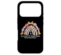 Carcasa para iPhone 17 Pro Rainbow Be Kind To Your Mind Mental Health Matters