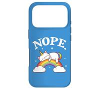 Carcasa para iPhone 17 Pro Rainbow Kawaii Womens Girls Unikitty Unicorn Nope Cat Lover