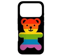 Carcasa para iPhone 17 Pro Rainbow Pride Flag Bear Gay