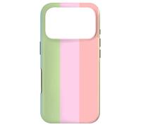Carcasa para iPhone 17 Pro Rainbow Vertical Stripes Geometric Pastel Colors Girl