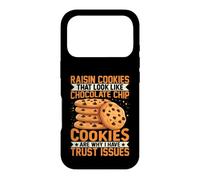 Carcasa para iPhone 17 Pro Raisin Cookies That Look Like Chocolate Chip Cookies Are Why