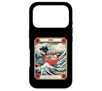 Carcasa para iPhone 17 Pro Ramen Bowl Surfing Tarot Card La Gran Ola Fuera de Kanagawa