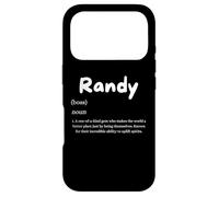 Carcasa para iPhone 17 Pro Randy Definition Personalized Name Custom Costume For Randy