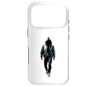 Carcasa para iPhone 17 Pro Rapero Hip Hop Sudadera con Capucha Old School Rap