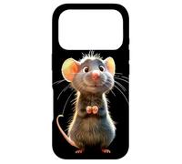 Carcasa para iPhone 17 Pro Rata Ratón Simpático Roedores Ratón Enano Ratas Pequeñas