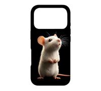 Carcasa para iPhone 17 Pro Rata Ratón Simpático Roedores Ratón Enano Ratas Pequeñas