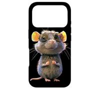 Carcasa para iPhone 17 Pro Rata Ratón Simpático Roedores Ratón Enano Ratas Pequeñas