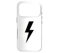 Carcasa para iPhone 17 Pro Rayo Bolt Negro para Hombre, Idea de Regalo Thunder Strike