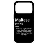 Carcasa para iPhone 17 Pro Raza de Perro maltés Mejor Lindo Cachorro Raza de Perro maltés