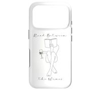 Carcasa para iPhone 17 Pro Read Between The Wines Book Club Women Wine & Books Reading