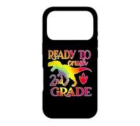 Carcasa para iPhone 17 Pro Ready To Crush 2nd Grade Dinosaur Back To School Tie Dye