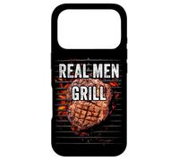 Carcasa para iPhone 17 Pro Real Men Grill - Dad & Son Boys Matching BBQ Steak Graphic